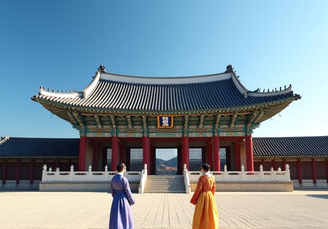 경복궁의 웅장한 모습